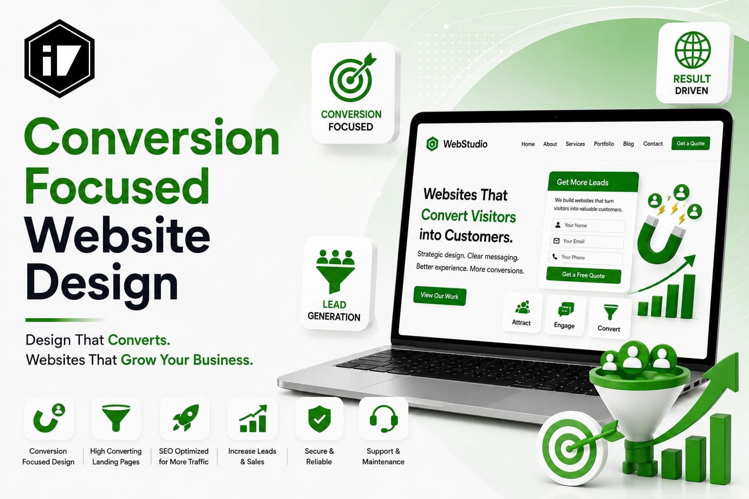 Conversion Focused Website Design for Business Growth