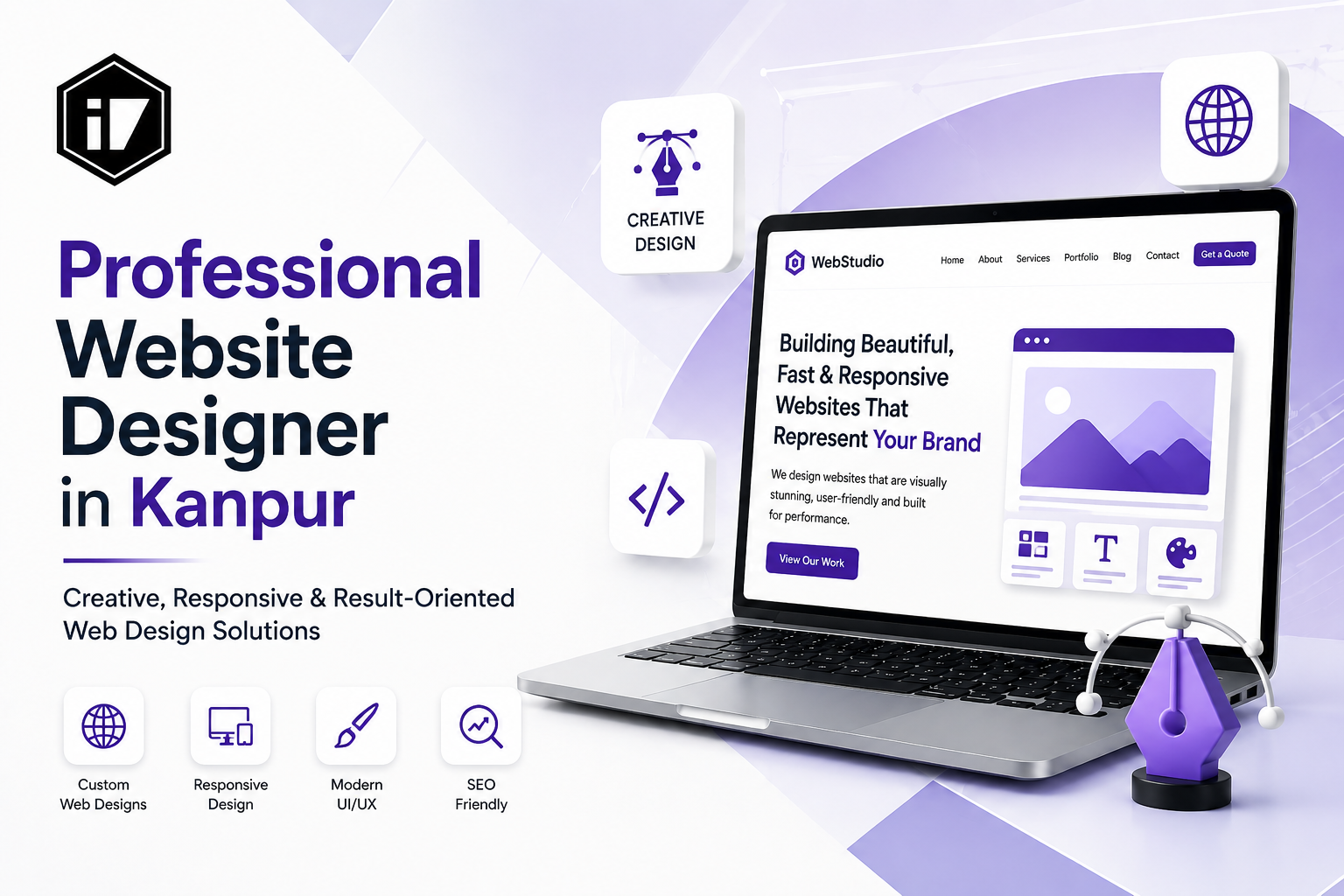 Professional Website Designer in Kanpur